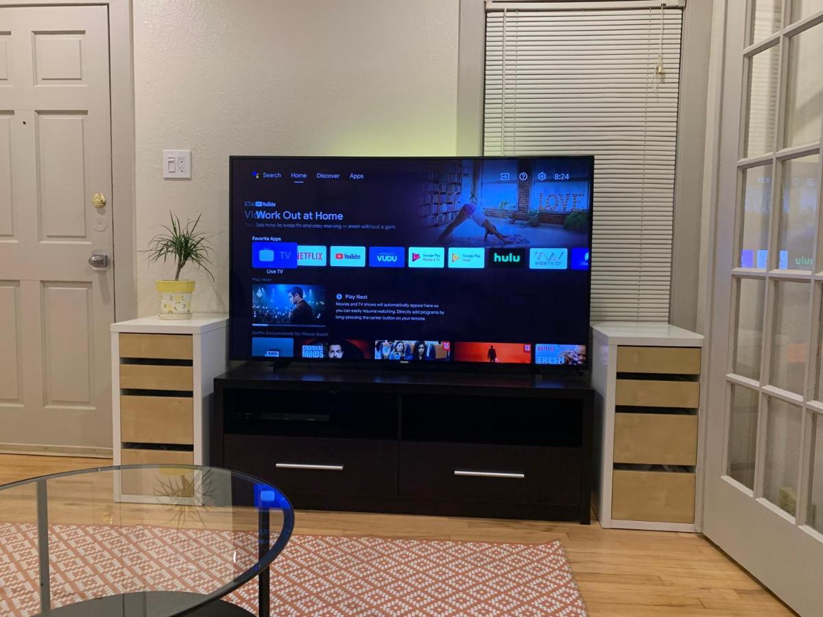 125-#4 Downtown Cozy Upstairs One Bedroom Apt 圣安东尼奥 外观 照片
